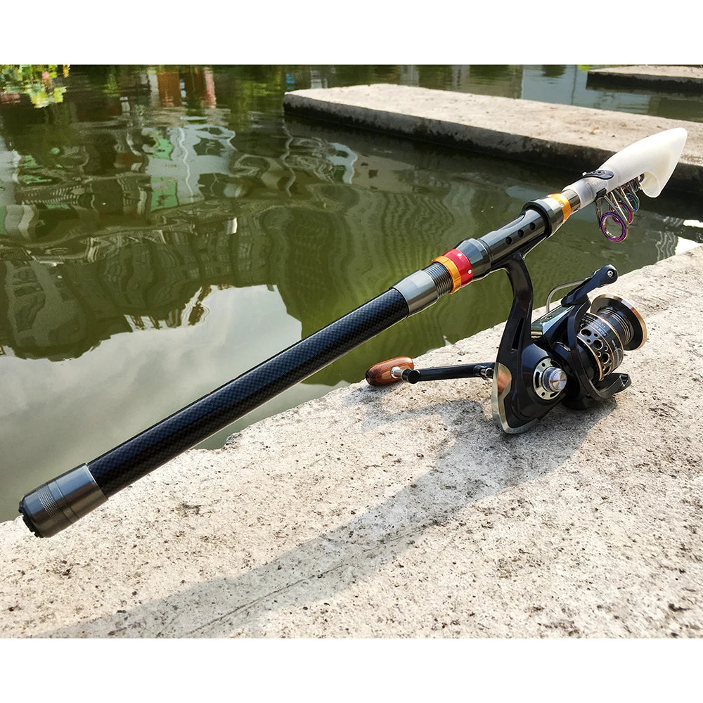 fishing rod combo spinning reel fishing set carp fishing rod reel kit - Your Best Outdoor Shop