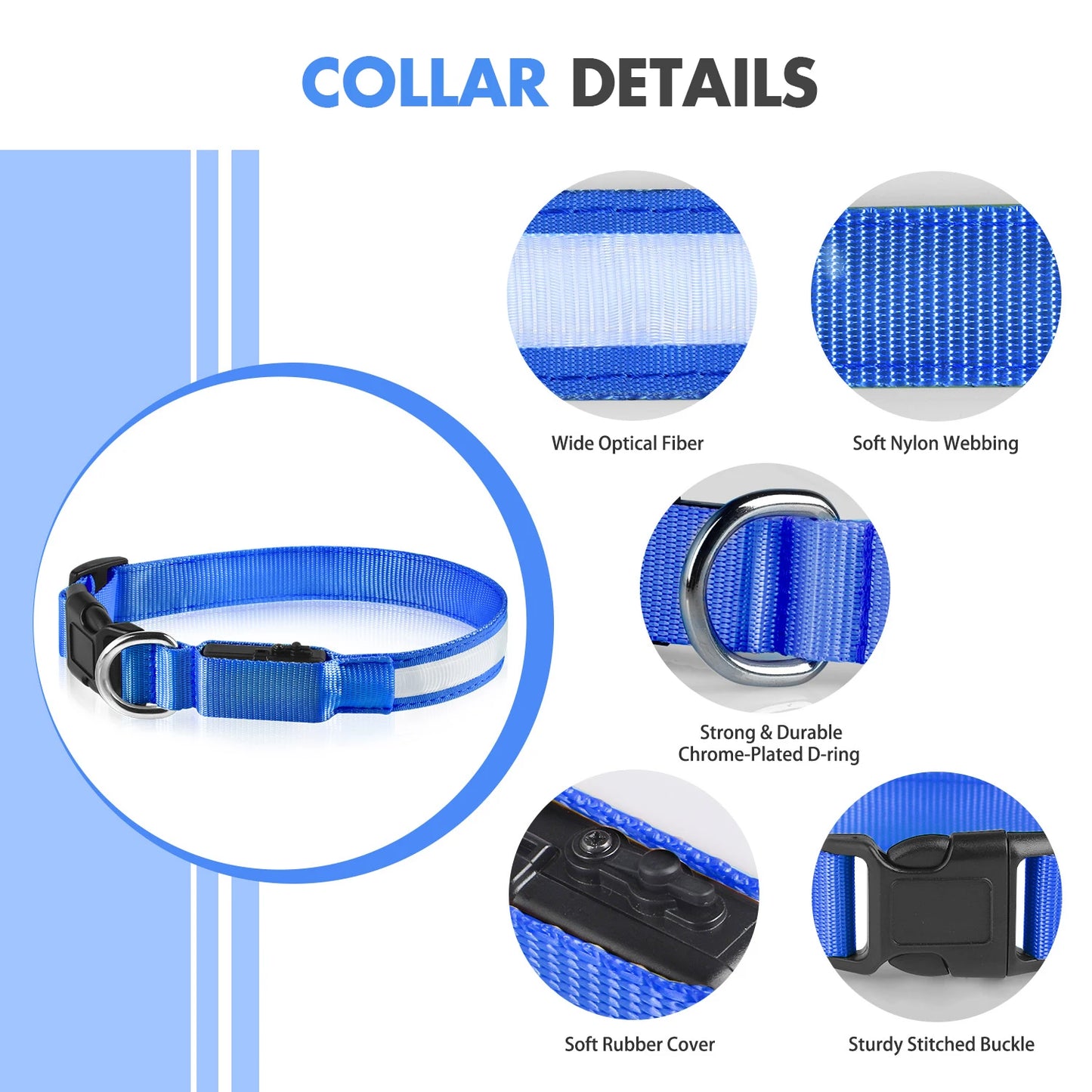 Dog Collar Luminous Pet Supplies Dog Collar - Your Best Outdoor Shop