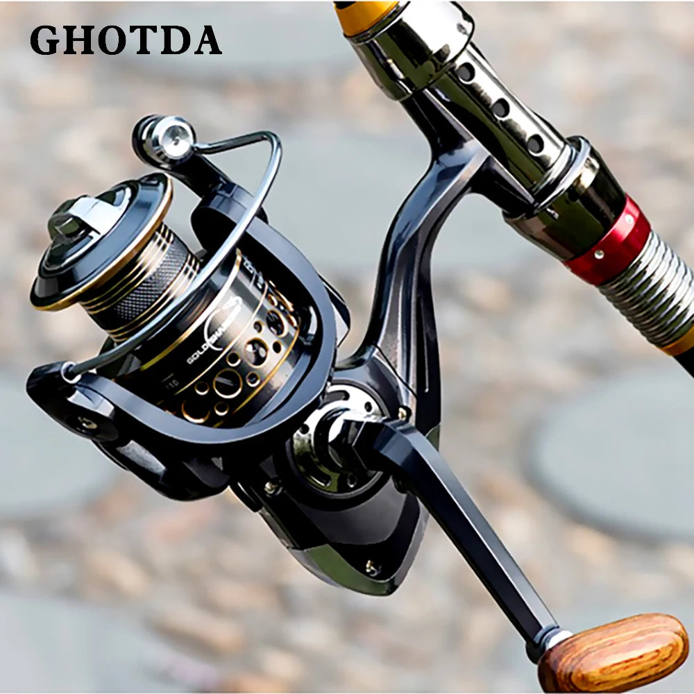 fishing rod combo spinning reel fishing set carp fishing rod reel kit - Your Best Outdoor Shop