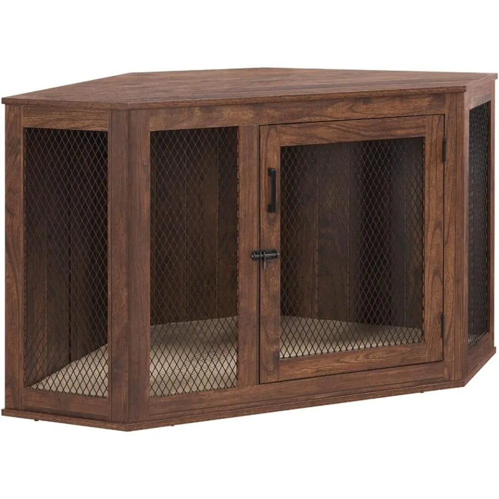 Medium To Large Dog Corner Kennel, Indoor Beautiful Puppy Kennel