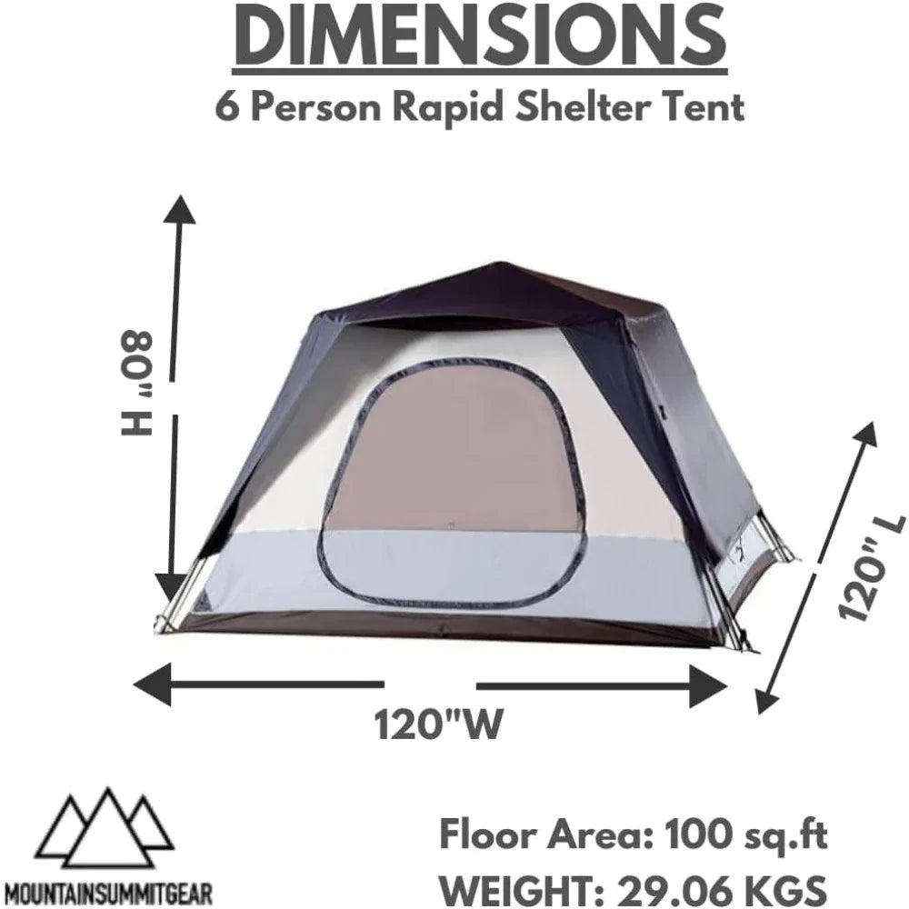 4/6 person tent, outdoor camping equipment