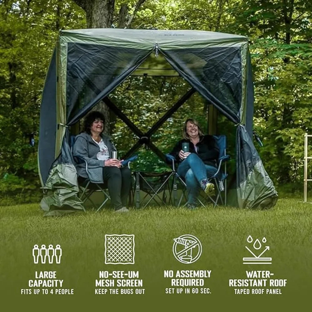 6 x 6 Foot Easy Set Up Portable Outdoor Camping Pop Up Canopy Gazebo