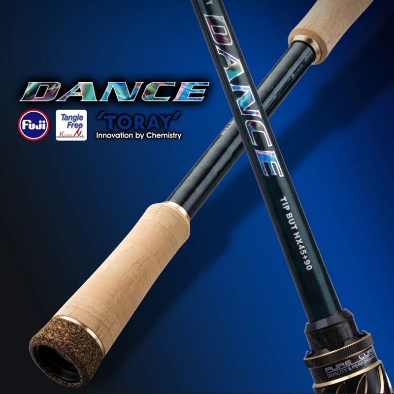 Spinning Rod For Bass High Carbon Long Throwing Fishing Rod