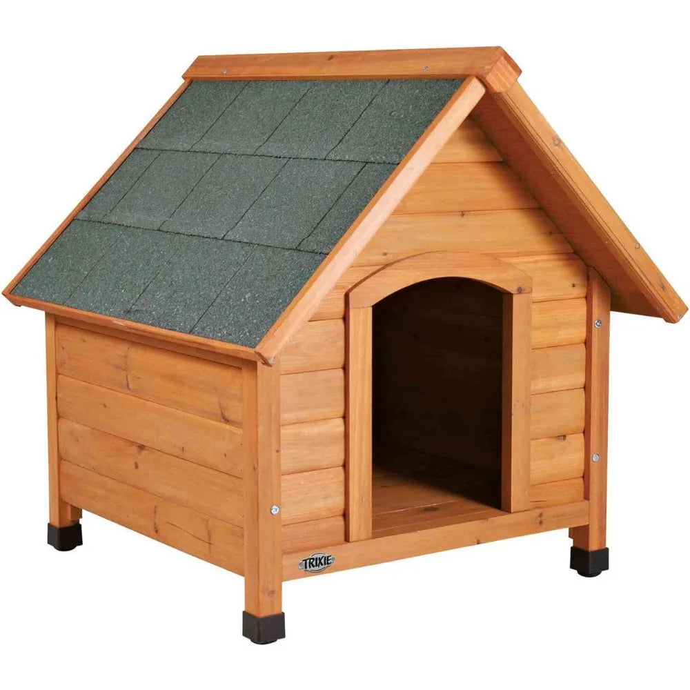 Natura Cottage Dog House | Medium Foldable Dog Playpen Puppy House for Dogs Mobile Kennell Crates Pets Large Wood Supplies Pet