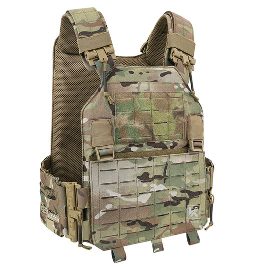 Laser Cut Front Panel Flap Plate Carrier Quick Release Tube