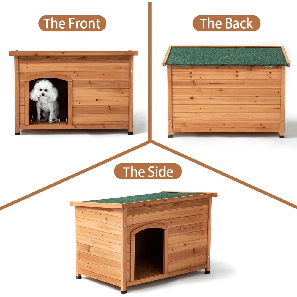 Wooden Dog House for Small Medium Large Sized Dogs