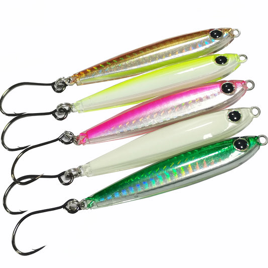 5pcs Epoxy Resin Jigs Epoxy Fishing Jig Lure  Mixed Colors - Your Best Outdoor Shop