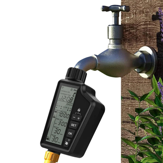 WiFi Automatic Water Timer Rain Delay Hose Faucet Timer Automatic Irrigation