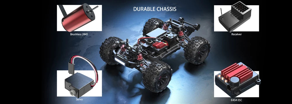 Rc Cars 4WD Off-Road Racing Truck Drift Remote Control Car Toys for Kids