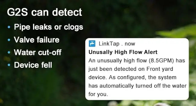 LinkTap G2S Wireless Water Timer &Gateway &Flow Meter -Smart Sprinkler Timer