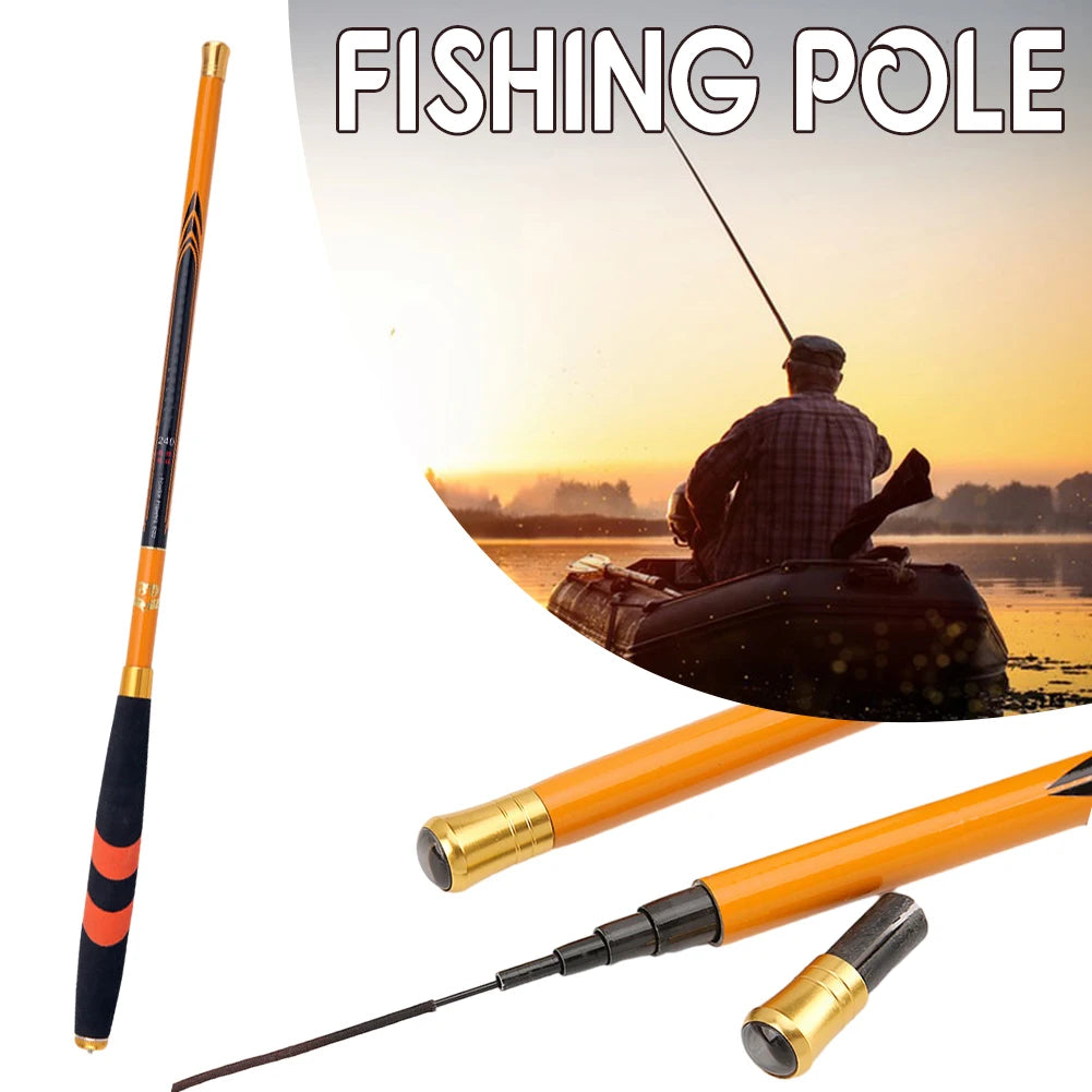 Carbon Fiber Telescopic Fishing Rod Hard Lightweight Fishing Pole For Stream Freshwater - Your Best Outdoor Shop