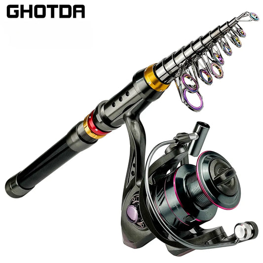 Carbon Fiber Spinning Fishing Rod 13BB Reel Combo - Your Best Outdoor Shop