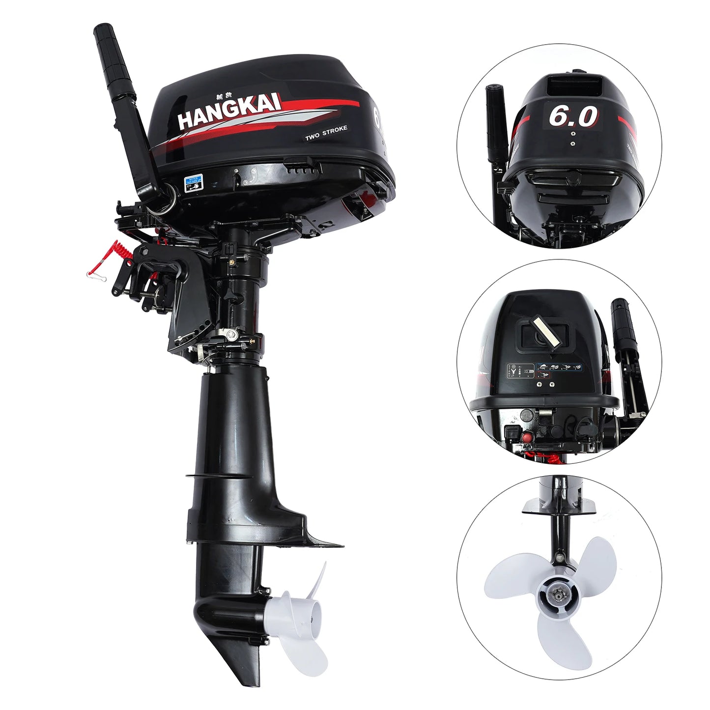 Outboard Machine 6HP Short Shaft Petrol Engine - Your Best Outdoor Shop