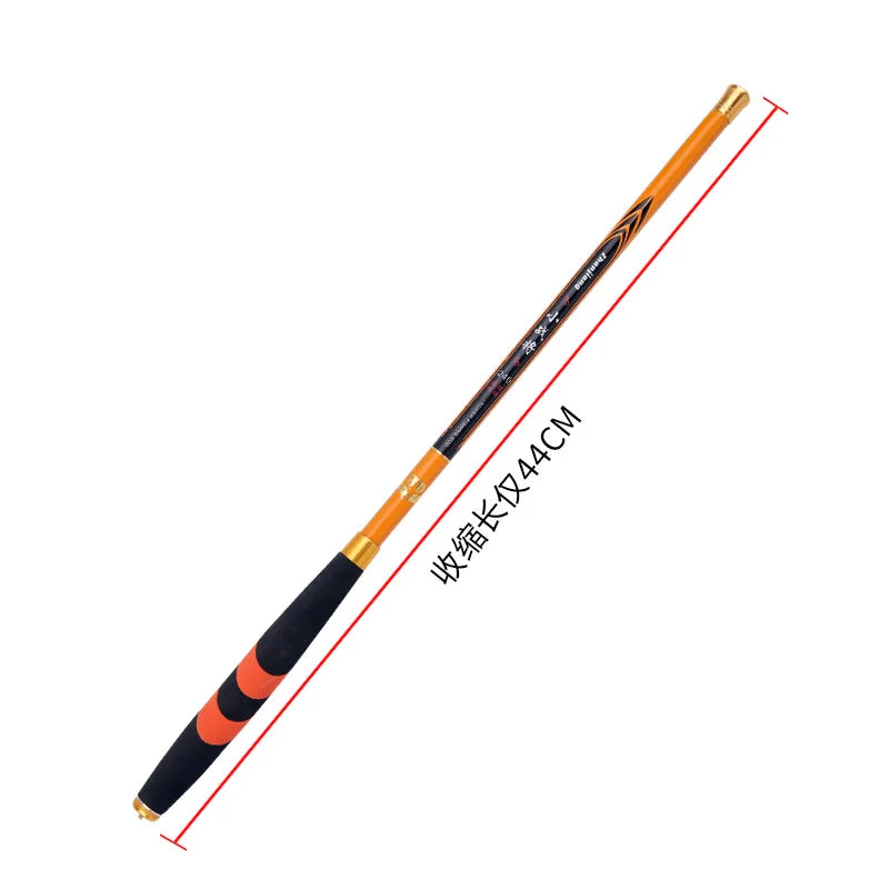 Carbon Fiber Telescopic Fishing Rod Hard Lightweight Fishing Pole For Stream Freshwater - Your Best Outdoor Shop