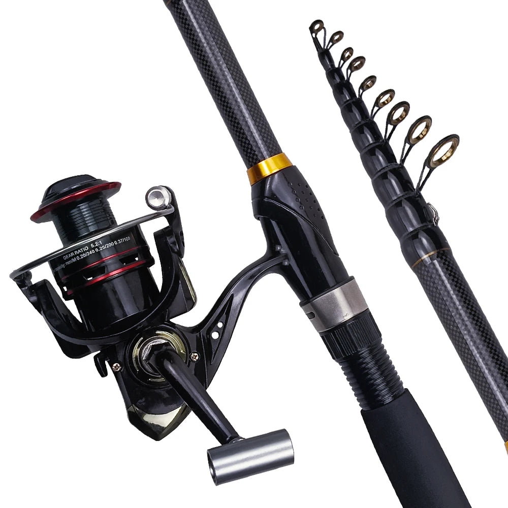 Fishing Rod and Reel Set 1.8m-3.6m Max Drag 3.5kg - Your Best Outdoor Shop