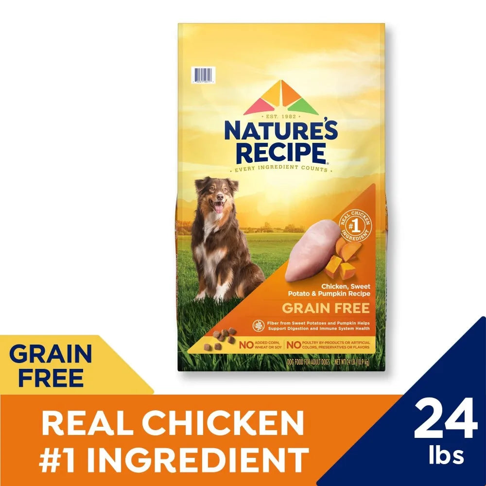 Dry Dog Food Grain Free Small Breed Chicken Sweet Potato & Pumpkin Recipe 12 lb. Bag - Your Best Outdoor Shop